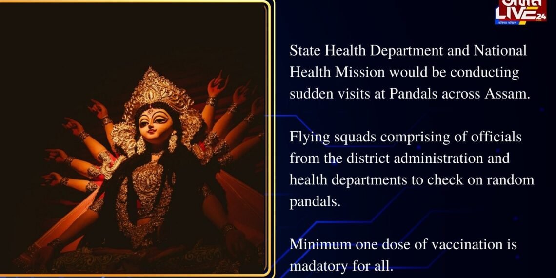 Flying squads at the Durga Puja pandals : NHM