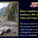 Heavy rainfall and flooding leading to 200+ deaths in India and Nepal