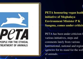 PETA honoring vegan leather initiative of Meghalaya Environment Minister P K Sangma