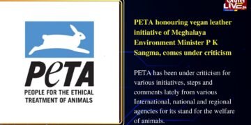 PETA honoring vegan leather initiative of Meghalaya Environment Minister P K Sangma