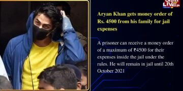 Aryan Khan gets money order of Rs. 4500 from his family for jail expenses