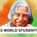 WHAT IS WORLD STUDENTS’ DAY, A DAY THAT COMMERATES THE MISSILE MAN F INDIA?