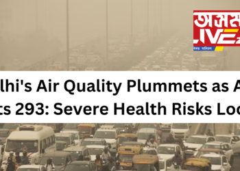 Delhi’s Air Quality Plummets as AQI Hits 293: Severe Health Risks Loom