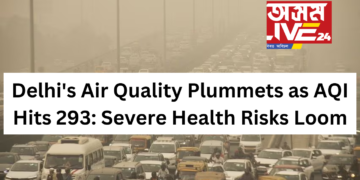Delhi’s Air Quality Plummets as AQI Hits 293: Severe Health Risks Loom