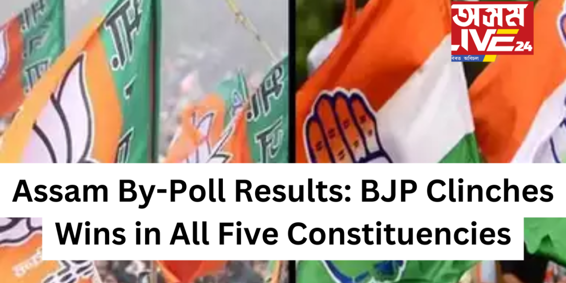 Assam By-Poll Results: BJP Clinches Wins in All Five Constituencies