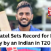 Unsold in IPL Auction, Urvil Patel Sets Record for Fastest Century by an Indian in T20 Cricket