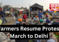 Farmers Resume Protest March to Delhi Amid Tensions at Shambhu Border