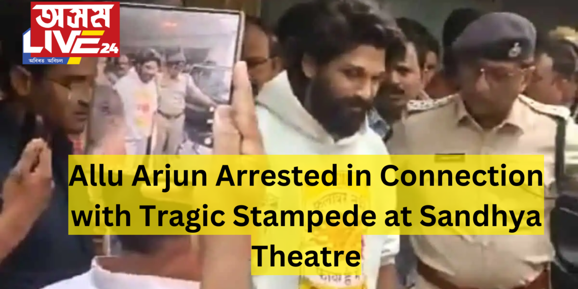 Allu Arjun Arrested in Connection with Tragic Stampede at Sandhya Theatre