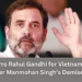 BJP Slams Rahul Gandhi for Vietnam Trip After Manmohan Singh’s Demise