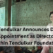 Sachin Tendulkar Announces Daughter Sara’s Appointment as Director of the Sachin Tendulkar Foundation