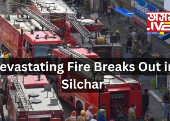 Devastating Fire Breaks Out in Silchar, Two Business Establishments Destroyed