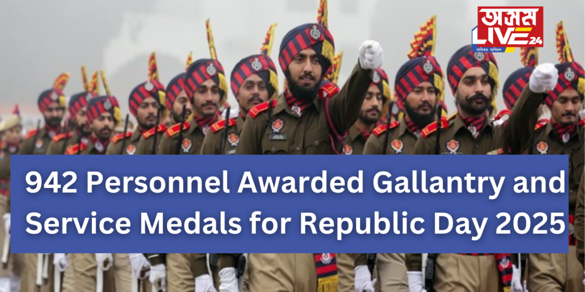 942 Personnel Awarded Gallantry and Service Medals for Republic Day 2025