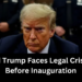 Donald Trump Faces Legal Crisis Just Before Inauguration