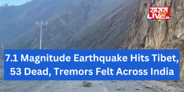 7.1 Magnitude Earthquake Hits Tibet, Nearly 100Dead, Tremors Felt Across India